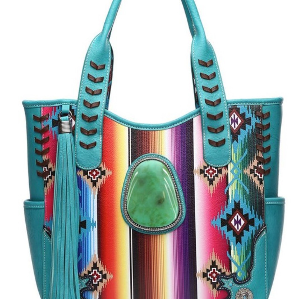  LAST ONE!! Concealed Carry Turquoise Purse - Picture 5 of 5